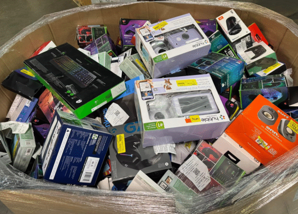 Mixed electronics liquidation pallets for sale