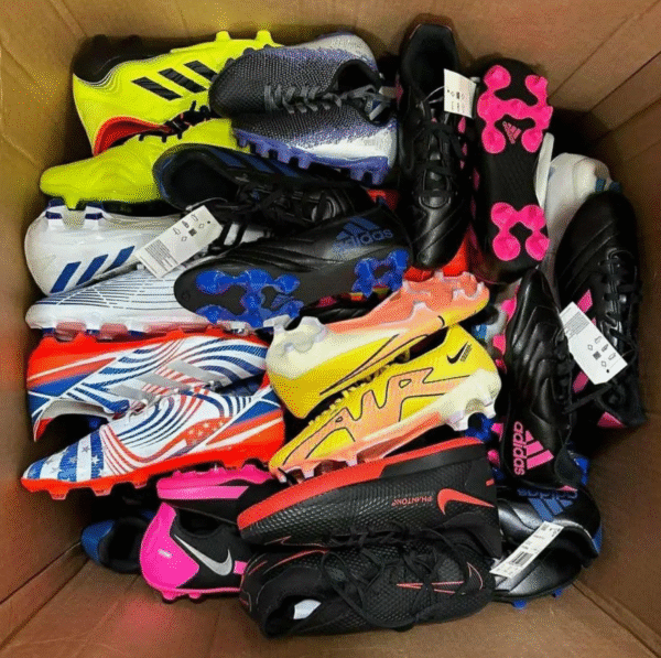 bulk soccer boot pallet for sale